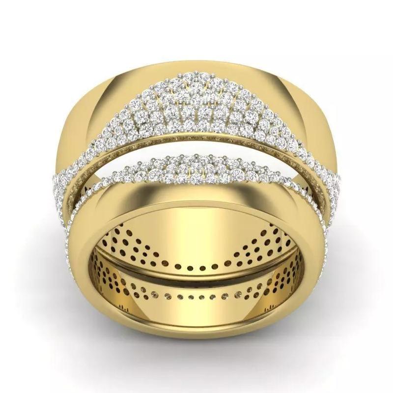 Wedding band promise rings