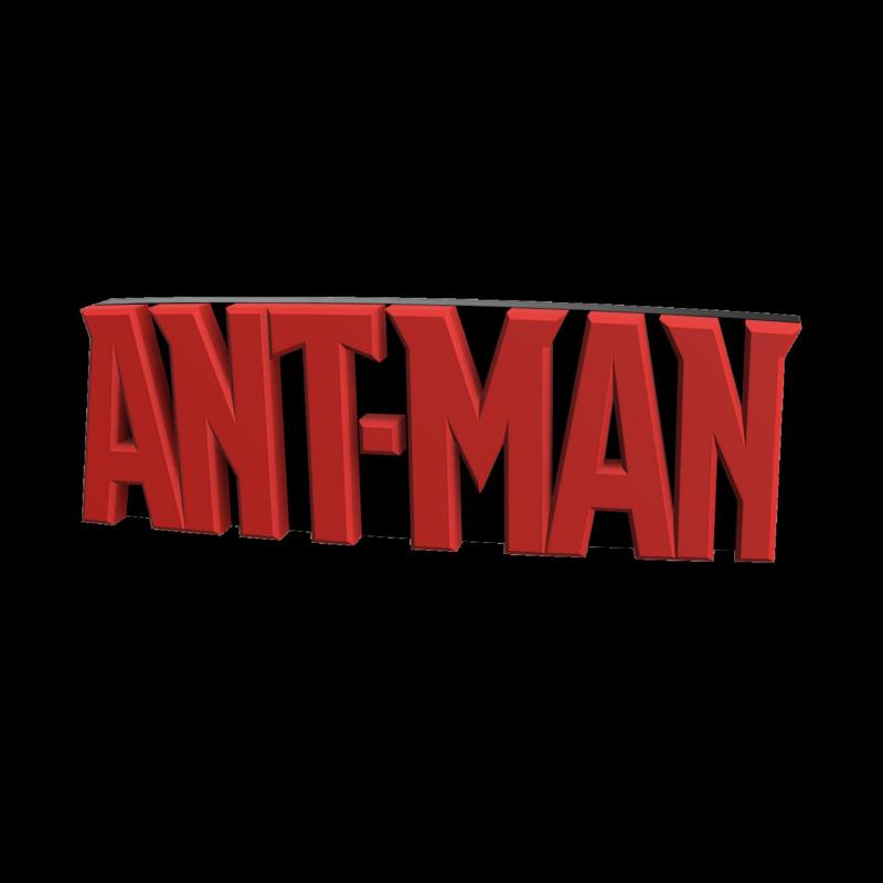 3D MULTICOLOR LOGO/SIGN - Ant-Man