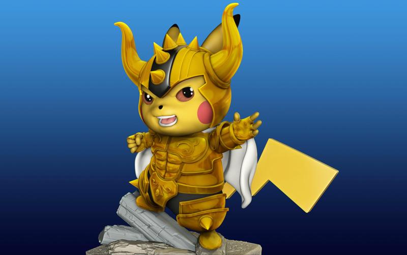 Pikachu Knight of the Zodiac Aldebaran Cosplay