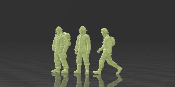 🚒 3 Pack Set 4 - Firefighters H0 | Firefighters H0 - 3 Pack Set 4