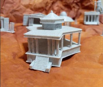 Saint Seiya libra Temple - Templo Acuario 3D print model