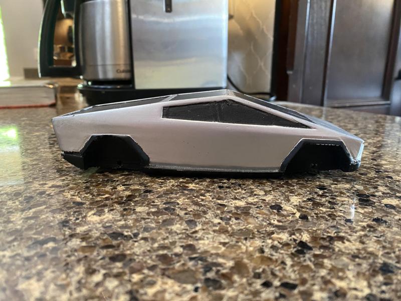 Pinewood Derby Cyber truck Shell – Fits Official BSA Block