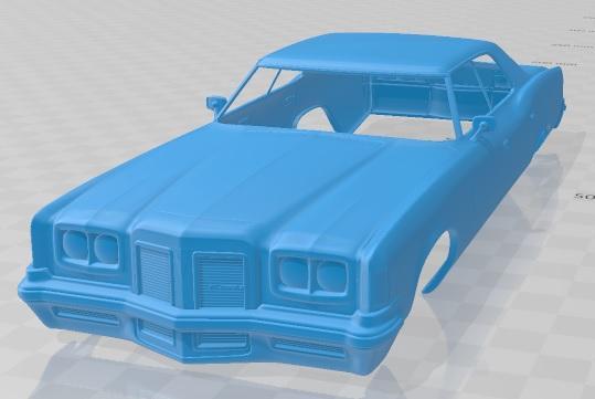 Pontiac Catalina 1972 Printable Body Car