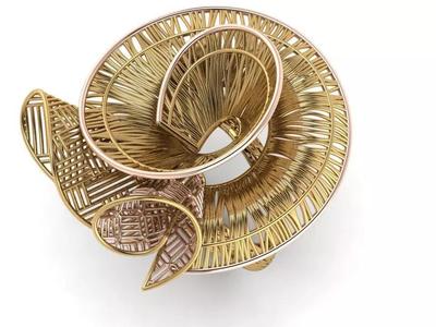 Simple elegant adorable filigree ring