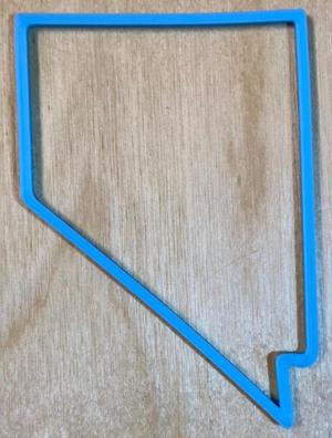 Nevada state outline