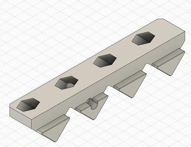 Voron 0 E3D Revo Nozzle Mount (4 count)