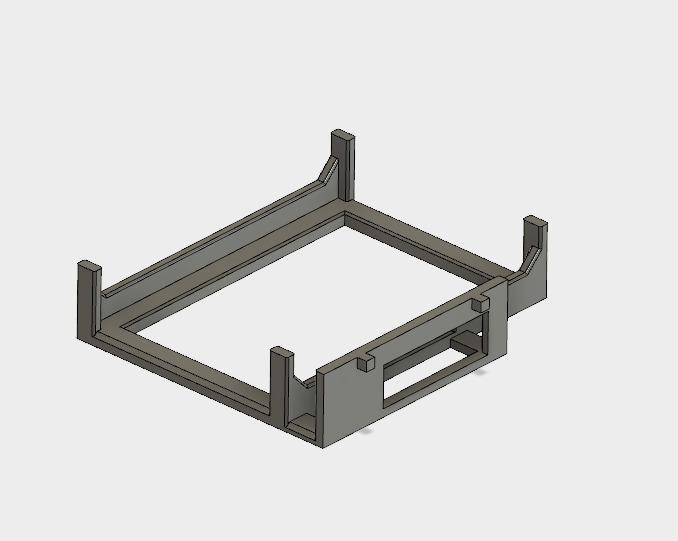 Holder for a 3,5 inch Hard Drive (stackable)
