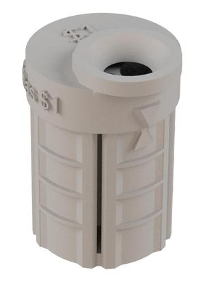 Mechanical piggy bank $250 coins of $1 mxn