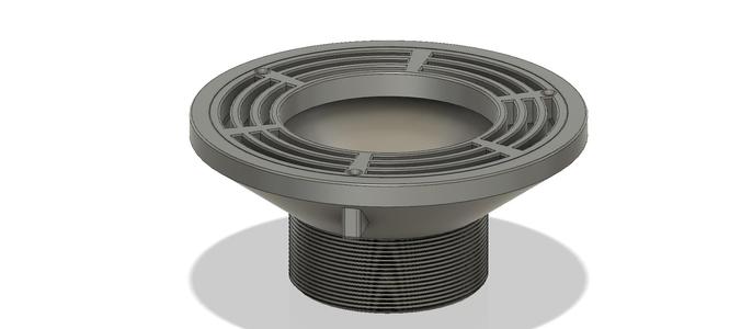 Floor Drain Grate Round 200x100 with 110 hole for balcony