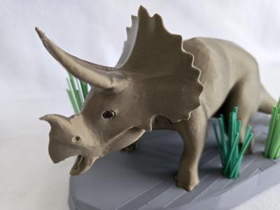 Triceratops Diorama