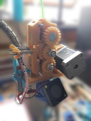 Dual grip / feed direct drive wade extruder (for 3mm filament)