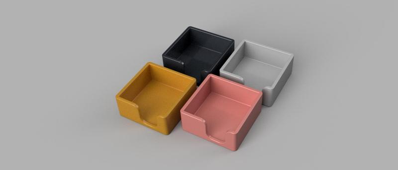 Sticky Note Holder, Post It Holder, Desk Accessories, Postit Organizer, Desk Organizer, Modern Desk, Minimalist, Home Office