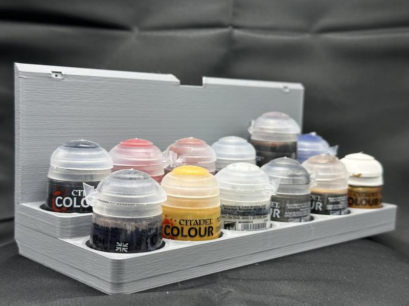 Citadel Paint Rack – 12 Pot Organizer for 32mm Paint Pots