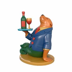 Waiter Seal - Fancy Bartender in a Tuxedo