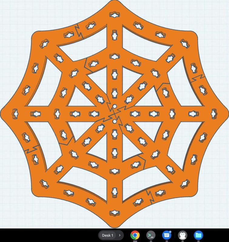 Seed Pixel mini spiderweb spinner