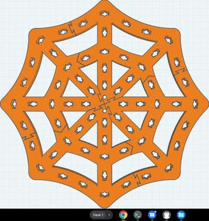 Seed Pixel mini spiderweb spinner