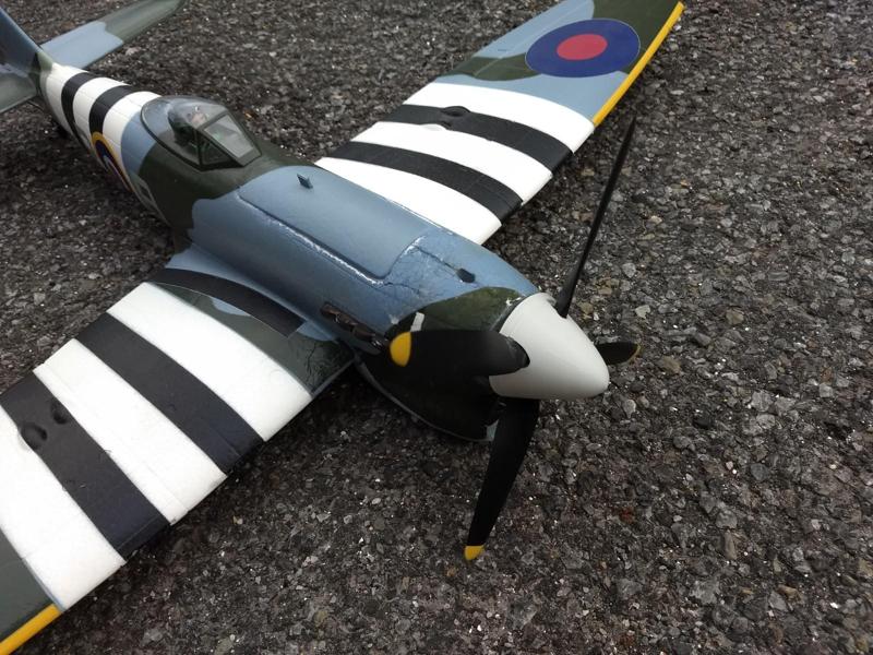 4 bladed Spinner/Hub for R/C 800mm Tempest/750mm Mustang