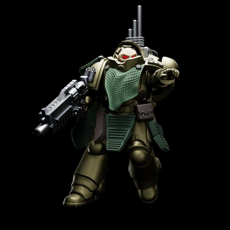 TACTICAL (RAPTOR-LIKE) HEAVY SPACE WARRIOR DEMO KIT