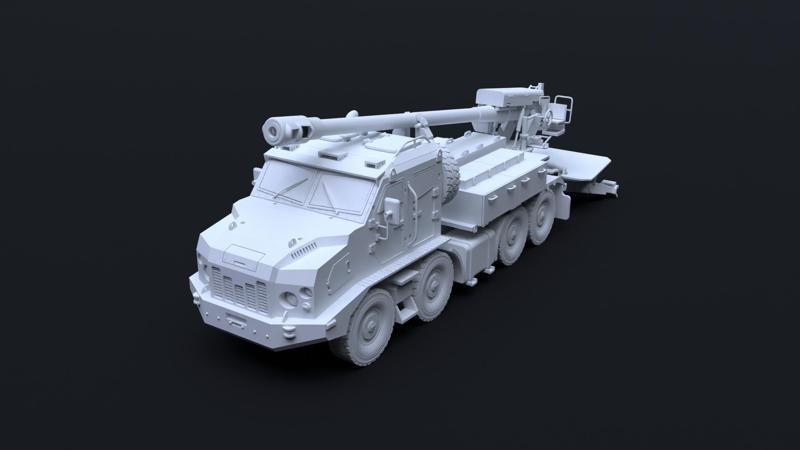 Ukrainian 2S22 Bohdana 4.0 SPG