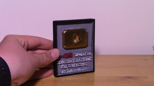 TROPHEE YOUTUBE - YOUTUBE TROPHY
