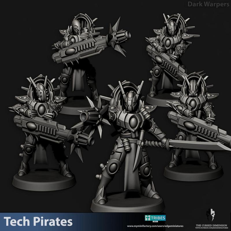 Dark Warpers - Tech Pirates - 28mm