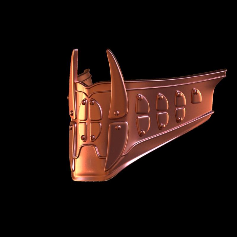 Old Dragon Mask by Vek3D