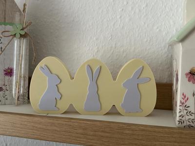 Easter Egg Trio Easter Silhouette Simple AMS