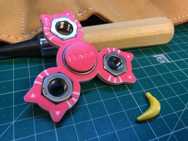Multi-Color Tri Kitty Spinner