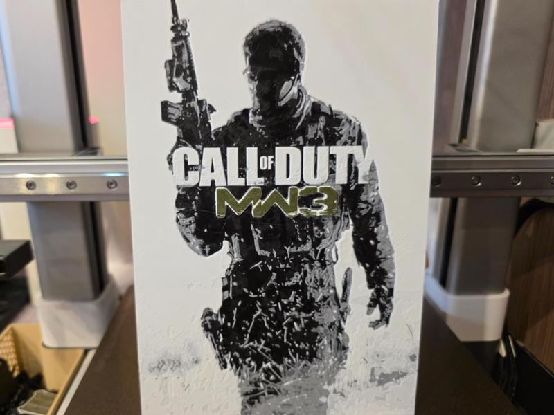 Call of Duty MW3 cover art HueForge