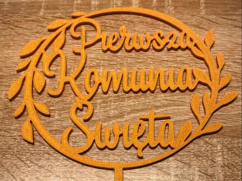 First Holy Communion cake topper