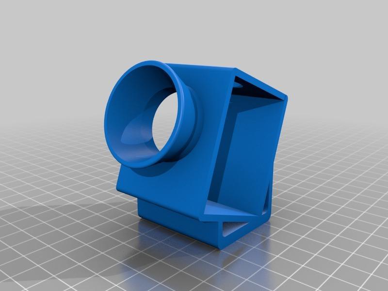 SJcam M10+ drone mount at 20 degrees with lense protector