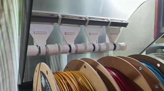 Creality CFS tensioner using POM wheels for K2+ and Hi Combo