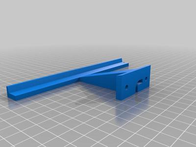 LED strip holder with wire management for all CR10/CR10 V2 variants