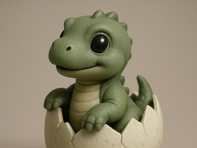 Hatching Dino