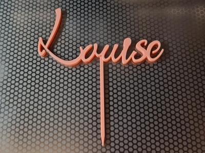 Cake Topper First Name Louise