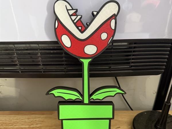 Piranha Plant Super Mario bros Wall Plaque(No AMS)