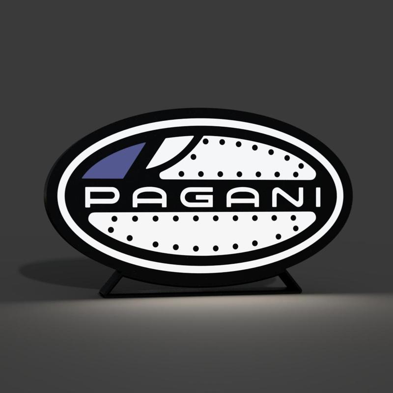 Pagani Logo Lightbox LED Lamp