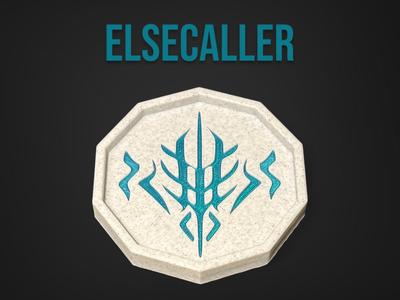 Elsecaller Glyph Coaster - Stormlight Archive