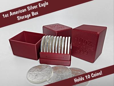 1oz American Silver Eagle Coin Storage Box