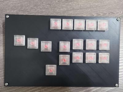 Simplified hitbox using a Raspberry Pi Pico