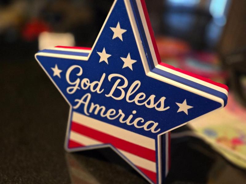 God Bless America Lightbox - AMS Ready