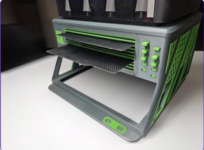 Build Plate Riser, Led Light Riser, AMS Stand, Build plate.