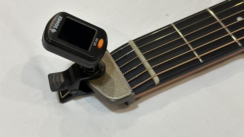 Donner Hush I Guitar Head Blank - Tuner