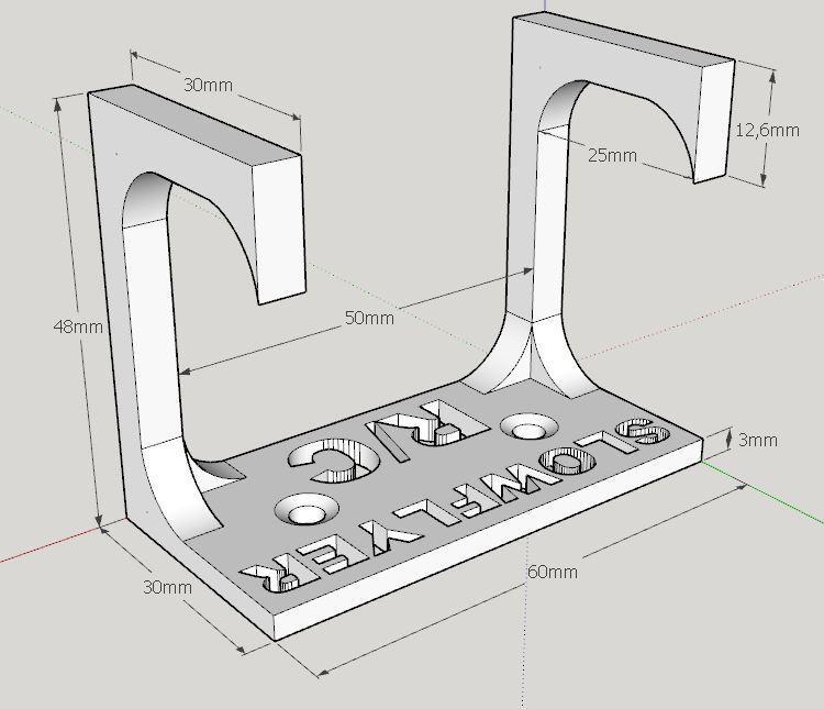 RC plane (slowflyer) hanger for ceiling