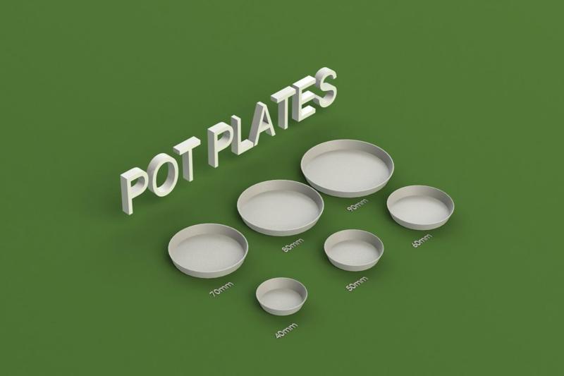 Set of pot plates