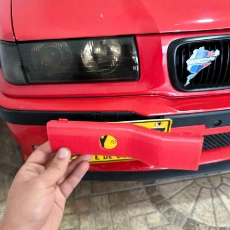 BMW E36 Front Bocel with Cover / Bumper Cover with slot for Plate Holder Screw