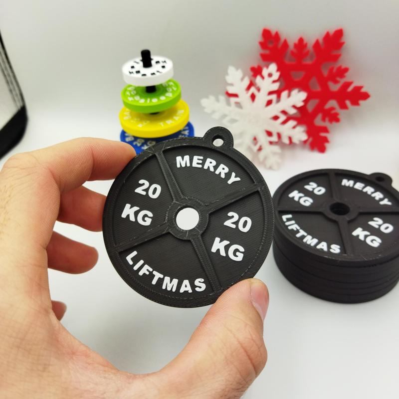 Gym plates - CHRISTMAS ORNAMENT - Tree