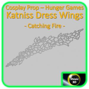 Cosplay - Hunger Games - Katniss Fire Dress Wings