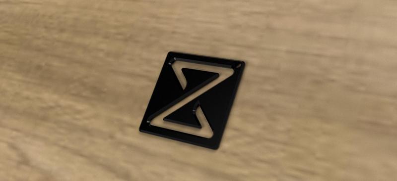 Z plate keychain 3D print model