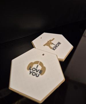 I love you! I know... Star wars keychin